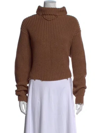 Pre-owned Rta Turtleneck Sweater In Brown