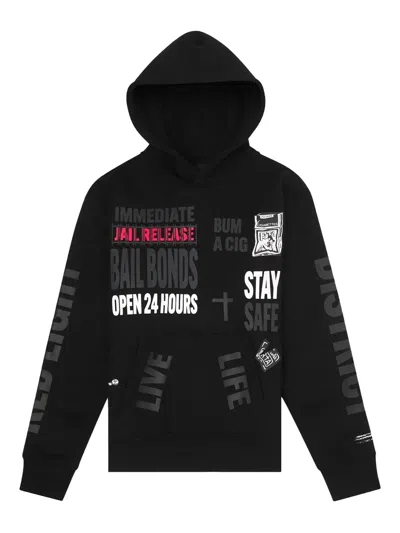 Rta Underground Hoodie In Animal Print