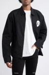 Rta Van Record Graphic Ripstop Cotton Jacket In Multi