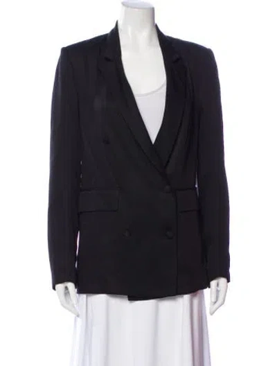Pre-owned Rta Virgin Wool Blazer In Black
