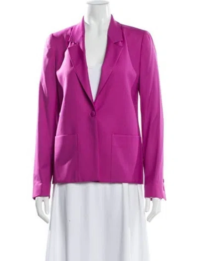 Pre-owned Rta Virgin Wool Blazer In Purple