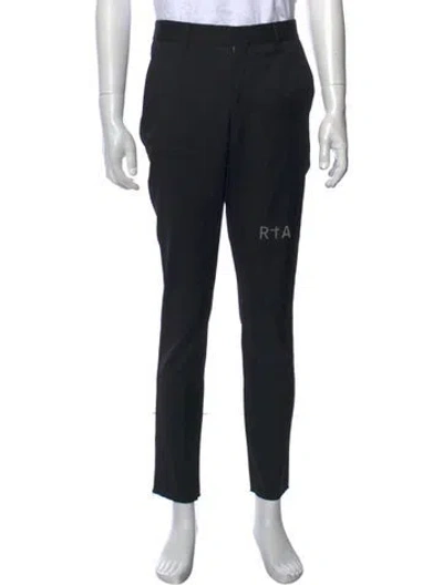 Pre-owned Rta Virgin Wool Dress Pants In Black