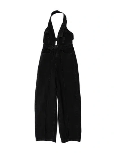 Pre-owned Rta V-neck Jumpsuit W/ Tags In Blue