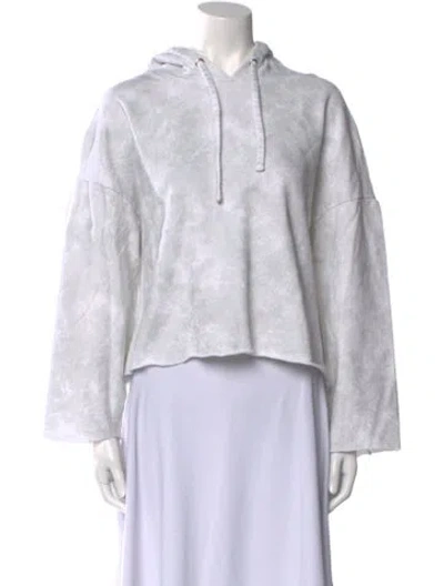 Pre-owned Rta V-neck Long Sleeve Sweatshirt In Gray