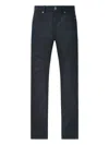 Rta Waxed-effect Jeans In Black