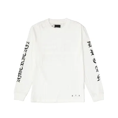 Rta White Cotton T-shirt