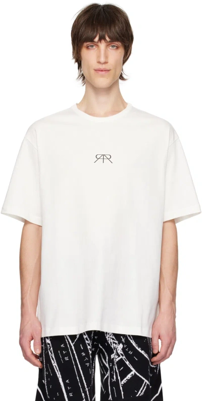 Rta White Embossed T-shirt