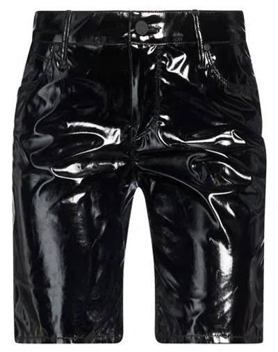 Rta Woman Shorts & Bermuda Shorts Black Size 24 Polyester, Polyurethane