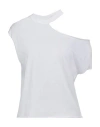 Rta Woman T-shirt White Size M Cotton, Cashmere In White