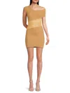 Rta Maya Mini Dress In Sesame
