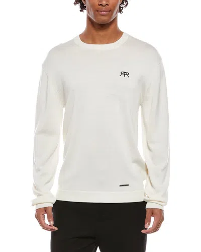 Rta Wool & Silk-blend Crewneck Sweater In Animal Print