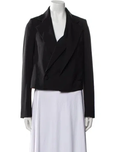 Pre-owned Rta Wool Blazer In Black