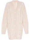 Rta Wool-cashmere Blend Long Cardigan In Neutrals