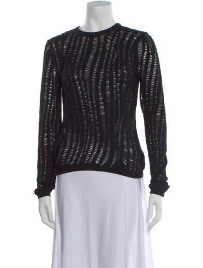 Pre-owned Rta Wool Crew Neck Sweater W/ Tags In Black