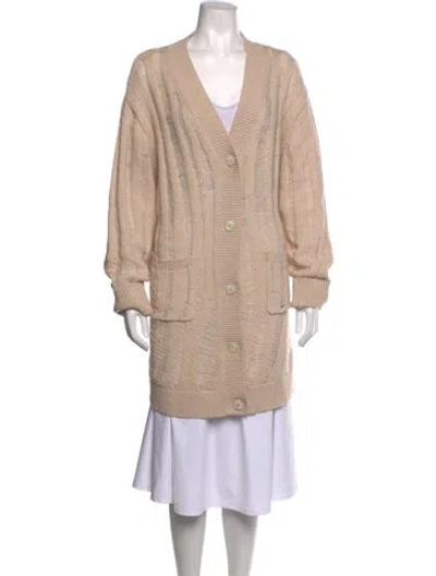 Pre-owned Rta Wool Patterned Sweater In Neutrals