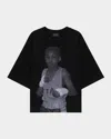 Rta X Ddg Men's Austin Portrait-print T-shirt In Black Portrait