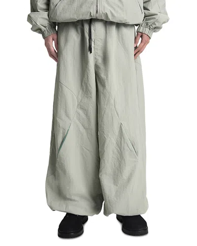 Rta Zaid Drawstring Parachute Pants In Gray