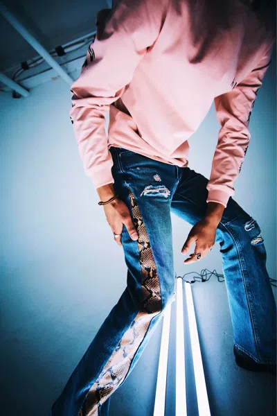 Rta Zed Straight Leg Jean In Blue
