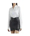 Rta Zipper Skirt In White