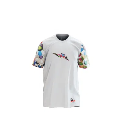 Pre-owned Rtfkt Men's  Clonex Murakami Drip Tshirtin White