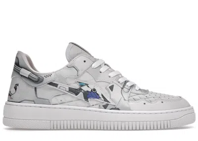 Pre-owned Rtfkt Men's  Themetapigeon (edition Of 212) Kminus Sneakers In Silver