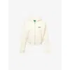 Ru & Rocka Womens Butter Cream Zip Core Jersey Hoodie Xxs In Yellow