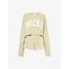 Ru & Rocka Womens Pistachio Rr Waffle Set In Green