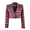 Rua & Rua Women's Bouclé Tweed Short Blazer