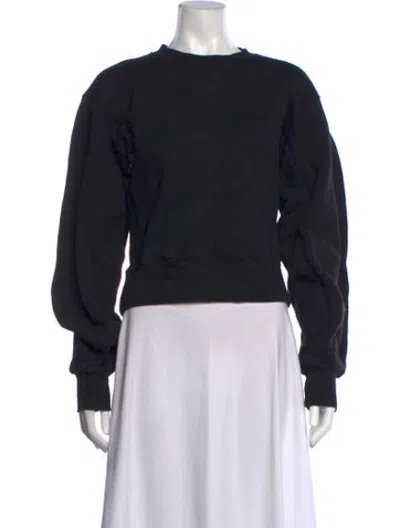 Pre-owned Rùadh Crew Neck Long Sleeve Sweatshirt In Black
