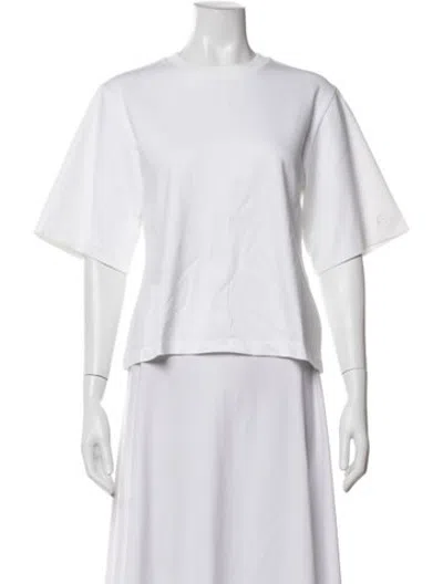 Pre-owned Rùadh Crew Neck Short Sleeve T-shirt In White