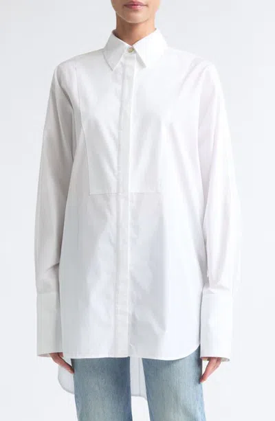 Rùadh Dover Tuxedo Shirt In White