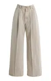 Rùadh Exclusive The Archer Rigid High-rise Wide-leg Jeans In Grey