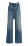 Rùadh Exclusive The Quinn Rigid High-rise Straight-leg Jeans In Blue