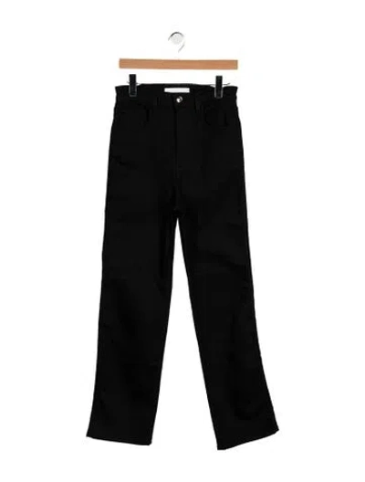 Pre-owned Rùadh High-rise Straight Leg Jeans W/ Tags In Black