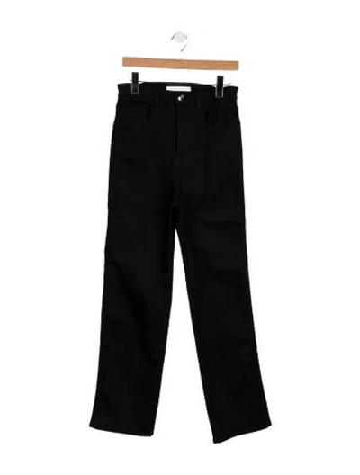 Pre-owned Rùadh High-rise Straight Leg Jeans W/ Tags In Black