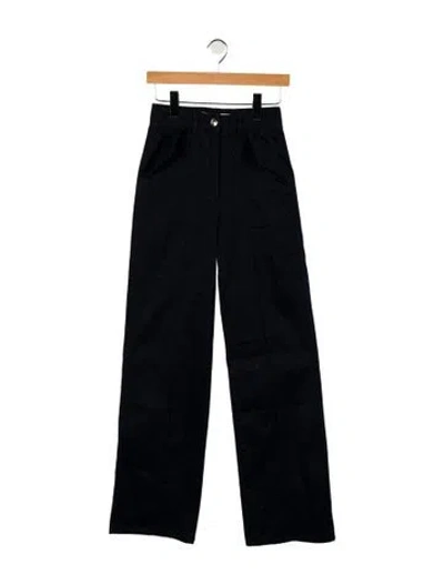 Pre-owned Rùadh High-rise Wide Leg Jeans In Blue
