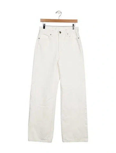 Pre-owned Rùadh High-rise Wide Leg Jeans In Blue