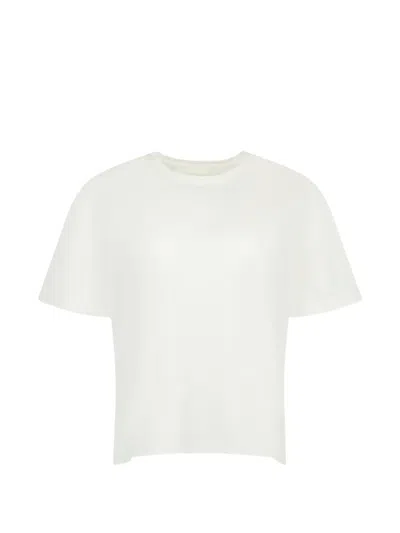 Rùadh Laurent Crew-neck T-shirt In White