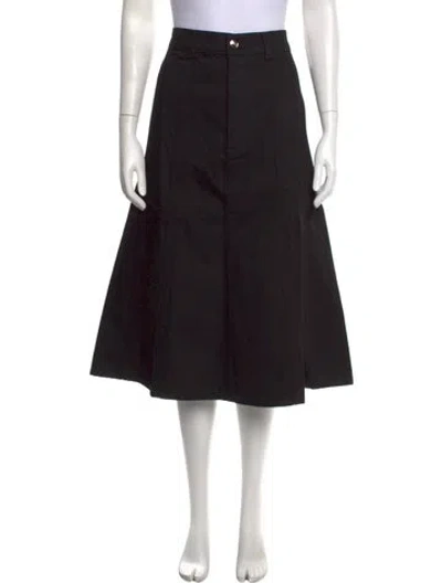 Pre-owned Rùadh Midi Length Skirt In Black