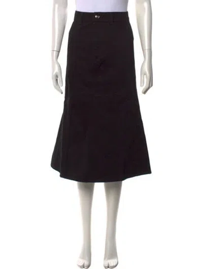 Pre-owned Rùadh Midi Length Skirt In Black