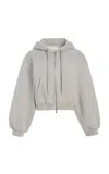 Rùadh The Scott Organic Cotton-jersey Hoodie In Gray
