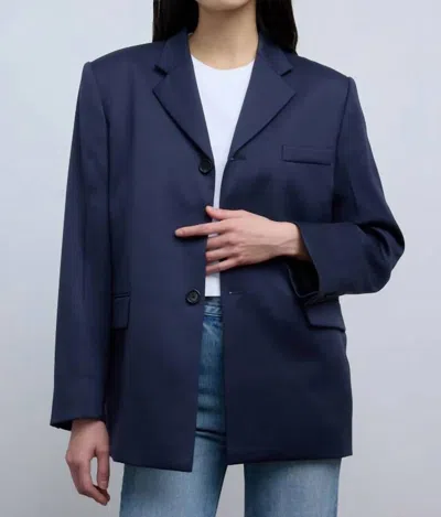 Rùadh Stewart Blazer In Navy In Blue