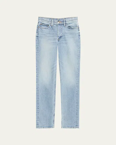 Rùadh The Cecil Slit-hem Slim Jeans In Blue