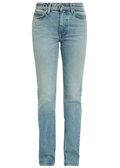 Rùadh The Cecile Slim-leg Jeans In Blue