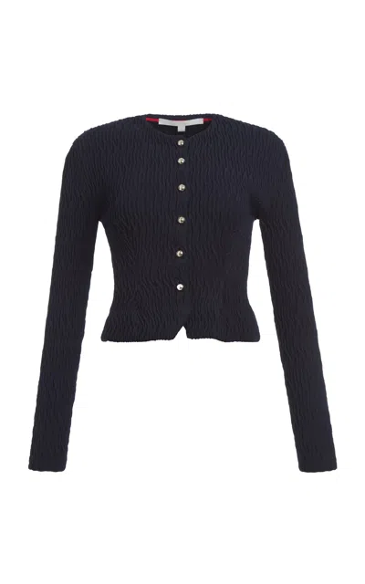 Rùadh The Georgie Crepe Top In Blue