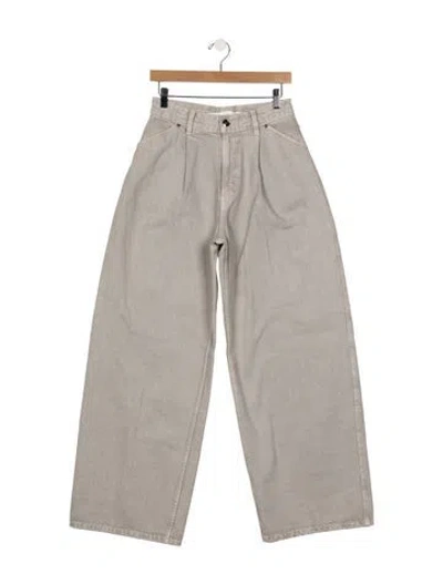 Pre-owned Rùadh Wide Leg Pants In Grey