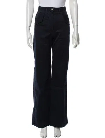 Pre-owned Rùadh Wide Leg Pants W/ Tags In Blue