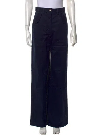 Pre-owned Rùadh Wide Leg Pants W/ Tags In Blue