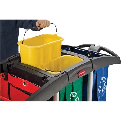Rubbermaid 10 Quart Sanitizing Caddy, Yellow