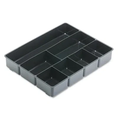 Rubbermaid 2.4"h X 15"w X 12"d Drawer Organizer In Black